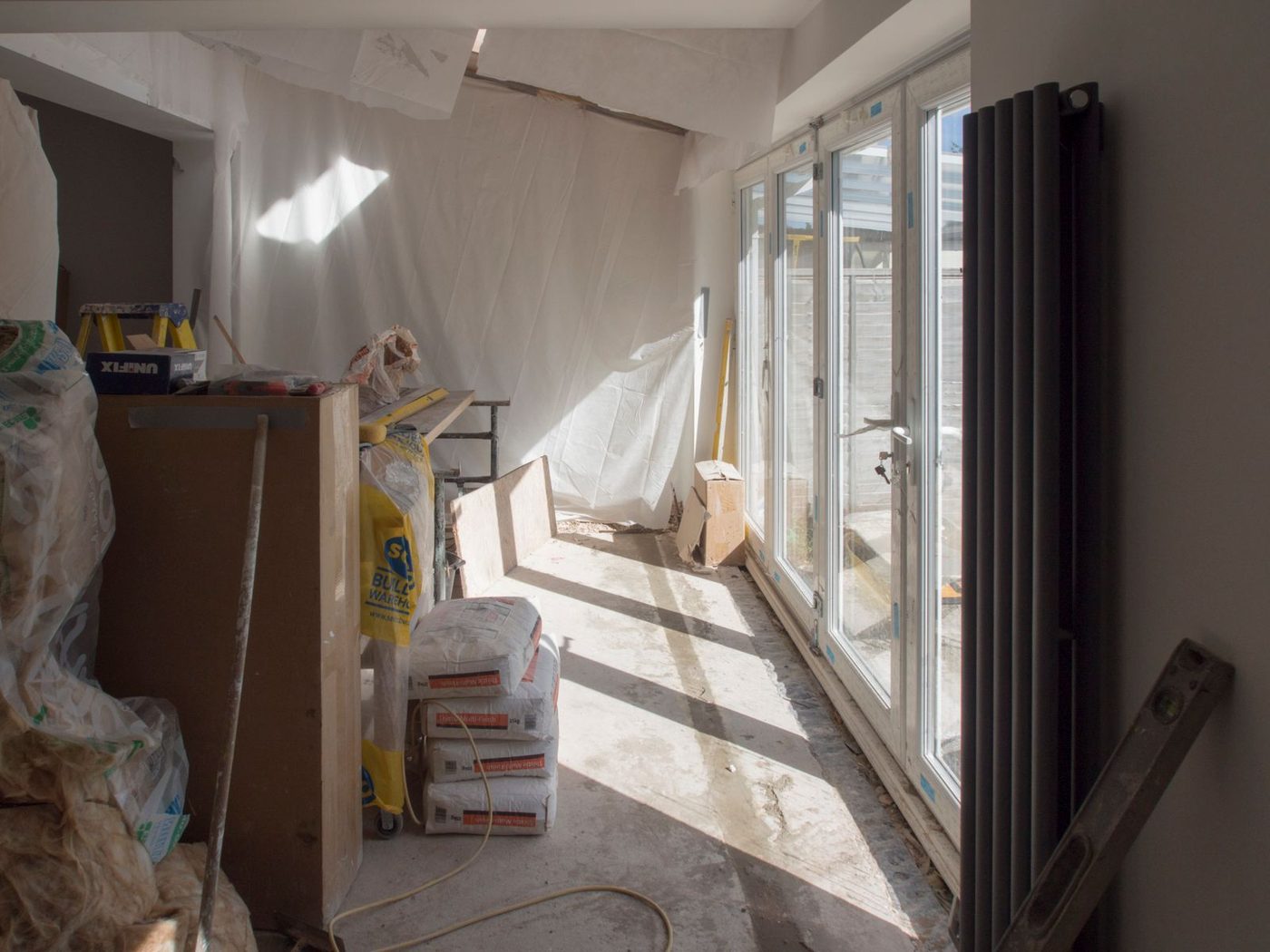 Careful craftsmanship on site